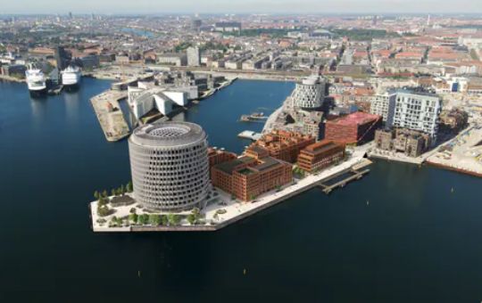Hotel-Fairfield Marriott Copenhagen Nordhavn -Hafenaufnahme
